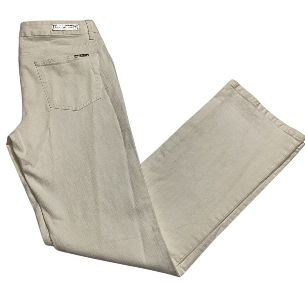 Michael Kors Women's Beige Straight Jeans Size 6‎ 5-Pocket Design